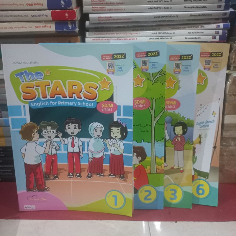 Bekas mulus THE STARS SD 1 2 3 6 KURIKULUM MERDEKA 2022 pustaka mulia