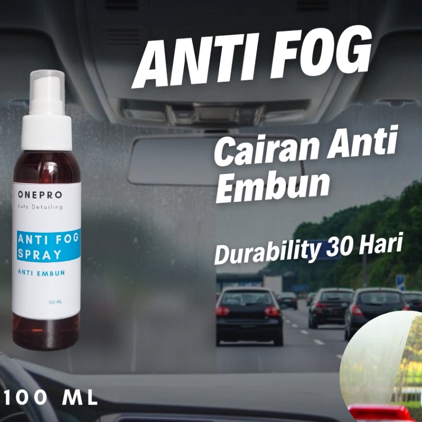 HJ6 ANTI FOG SPRAY  Cairan Anti Kabut  Anti Embun Kaca Mobil