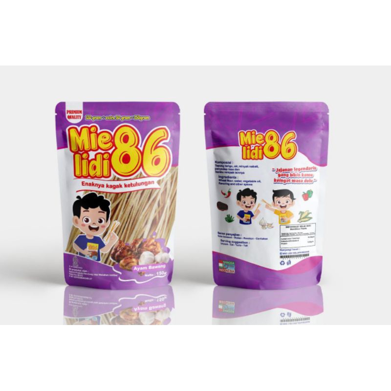 

Mie Sapu Lidi 86 Premium Quality isi 150 gram Rasa Ayam Bawang