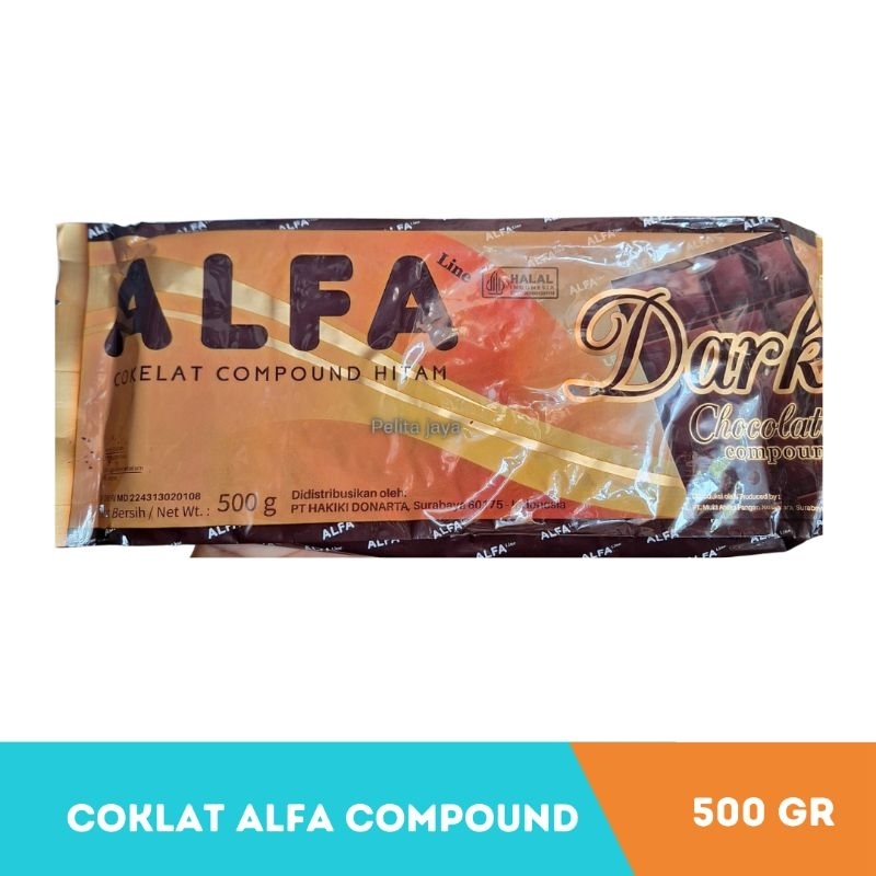 

COKLAT ALFA 500gr/Alfa Dark Compound/Coklat Batang