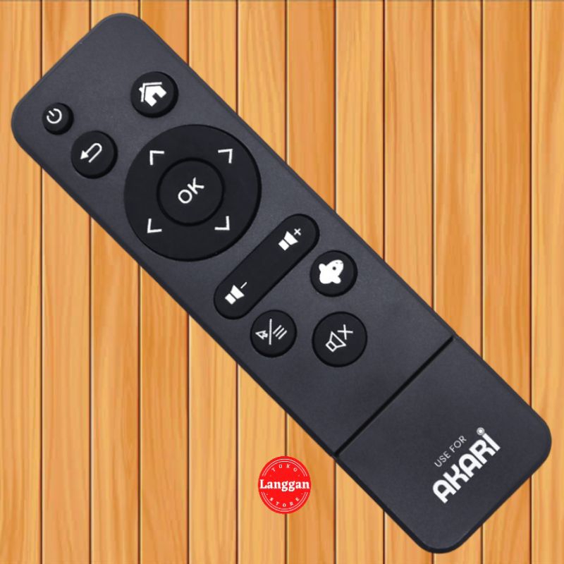 Remot Remote STB XL Home Akari AX512 / Remote Set Top Box Android TV BOX Indibox AX117 RCA-117