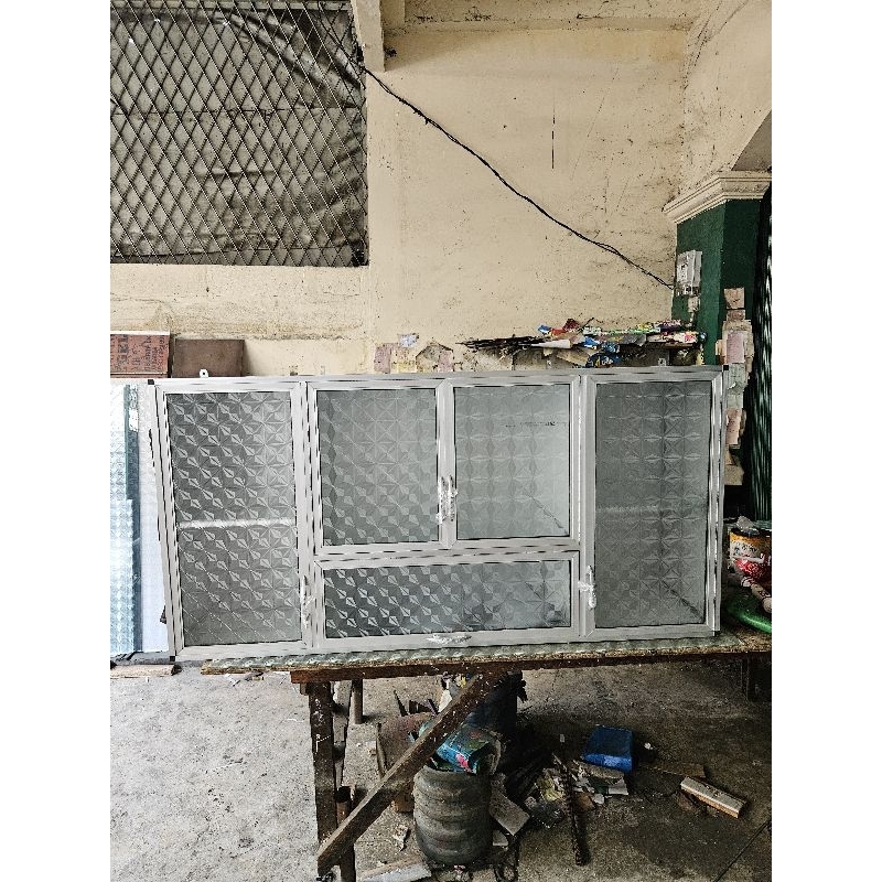 Rak lemari gantung kitchen set atas aluminium premium