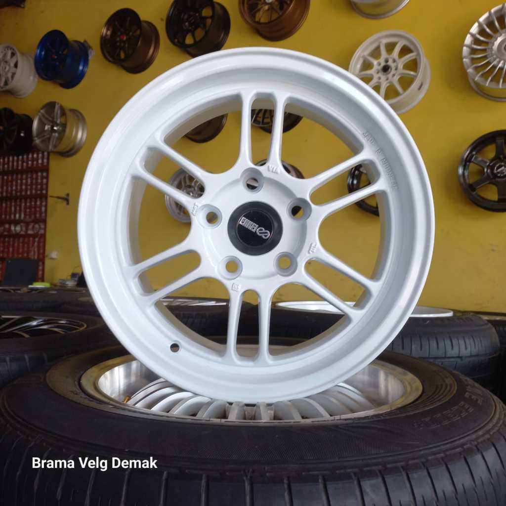 1 SET VELG BARU RPF PPREMA R15 H5x114 Lbr 6.5 ET 40 Wrn Putih