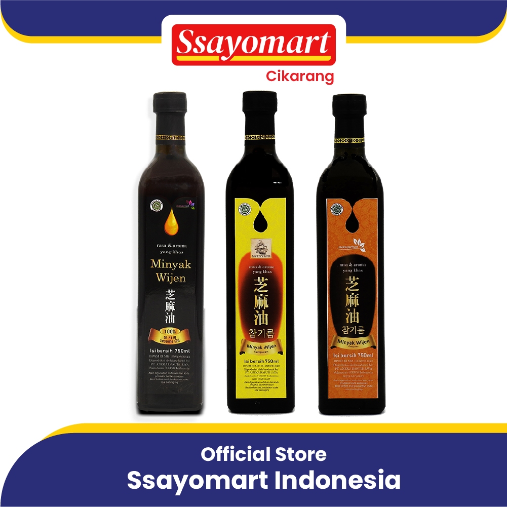 

Minyak Wijen Korea / Minyak Wijen Java Super Food / Sesame Oil / Minyak Wijen Kelapa Sawit / Minyak Wijen dan Minyak Jagung 750ml