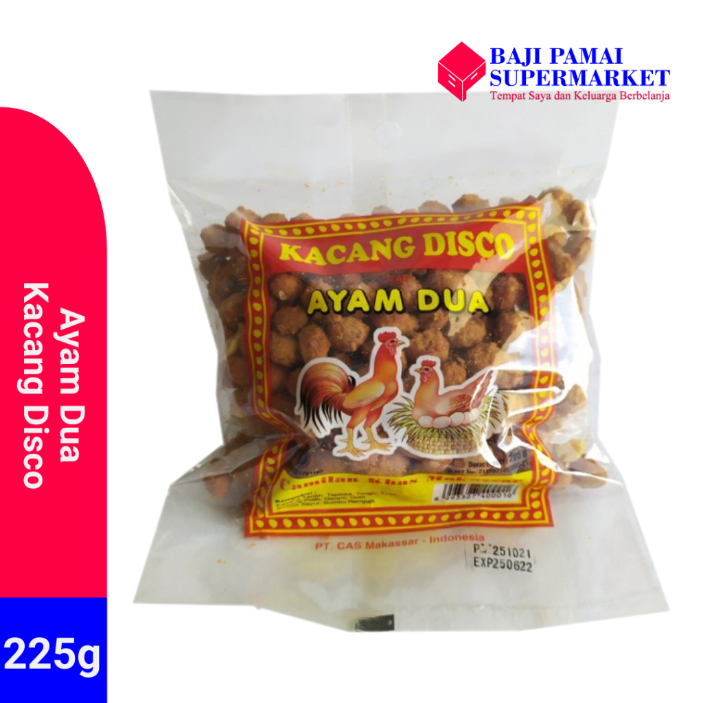 

Ayam dua kacang disco 225 Gram