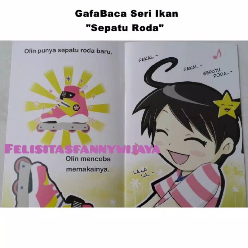ABmart Seri Ikan Buku Gafa Baca Gafabaca Buku Anak TK PAUD Belajar Membaca