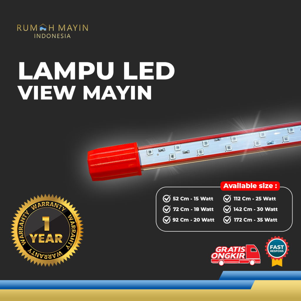 MAYIN Lampu LED View MAYIN Aquarium ikan Arowana / Arwana - PENGIRIMAN REGULER
