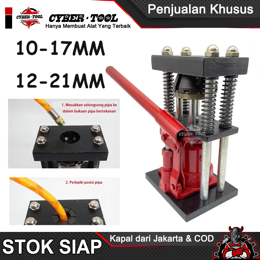 alat press klem neple selang kompresor