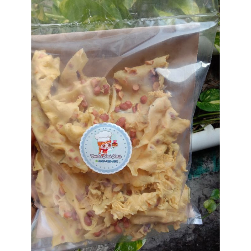 

rempeyek peyek kripik kacang rebon abon kacang ijo cabe murah