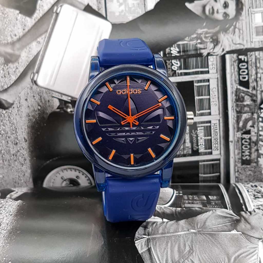 Jam Tangan / Jam feshion Karet / Jam Tangan Adidas 12112 Karet Pria / Jam Tangan Kasual Pria