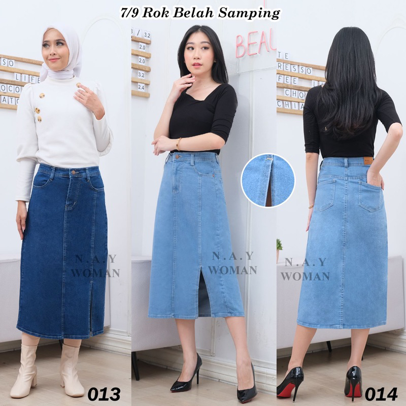 rok jeans nay / rok jeans sepan / rok