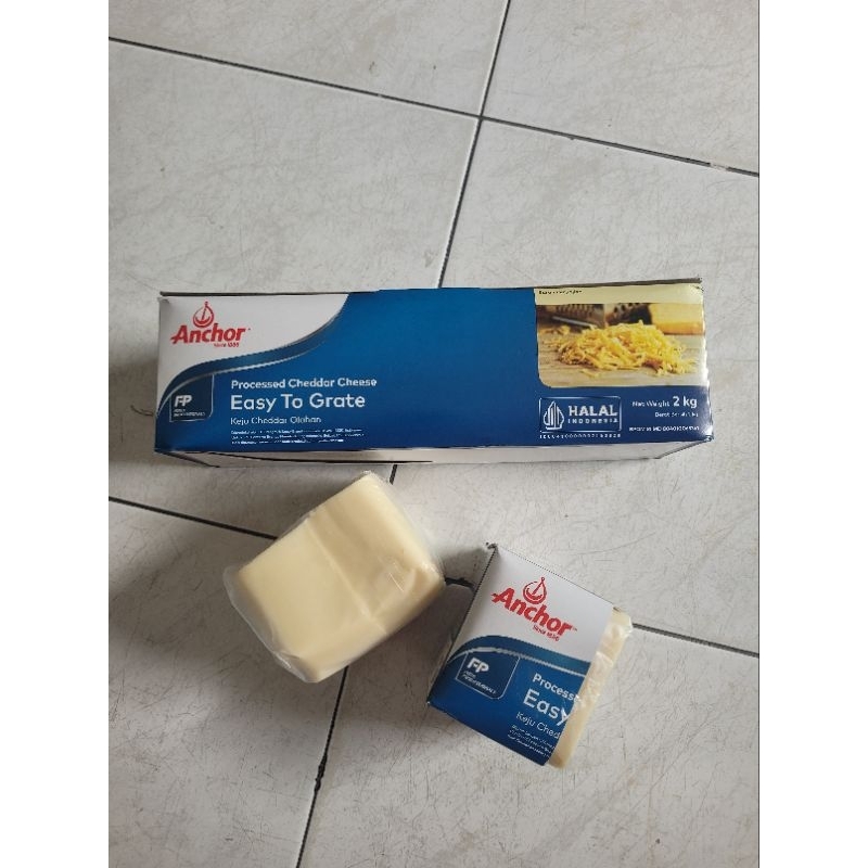 

keju anchor 500gr cheddar cheese etg repack