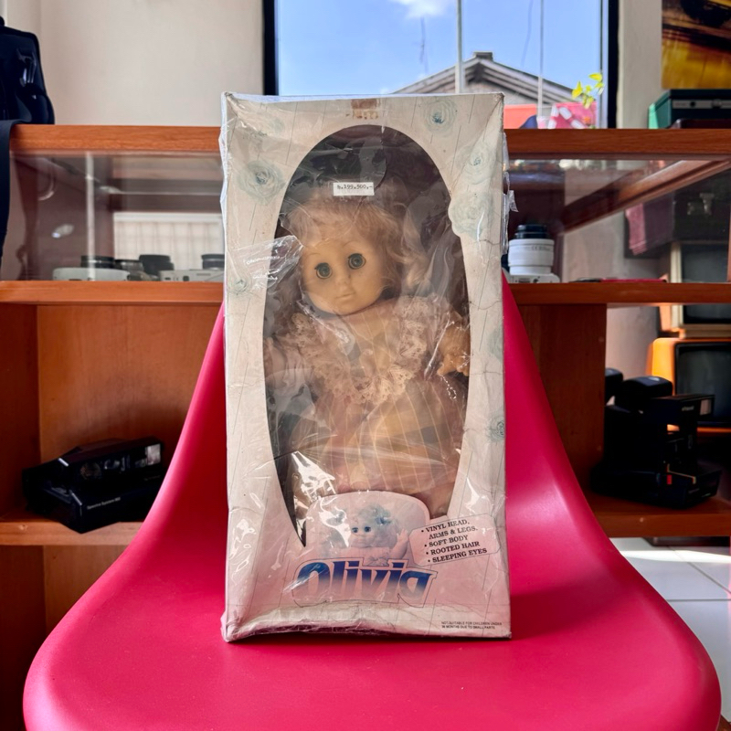 Boneka Vinyl Vintage New Old Stock Olivia Doll 1990 Antik NOS 40cm Jadul