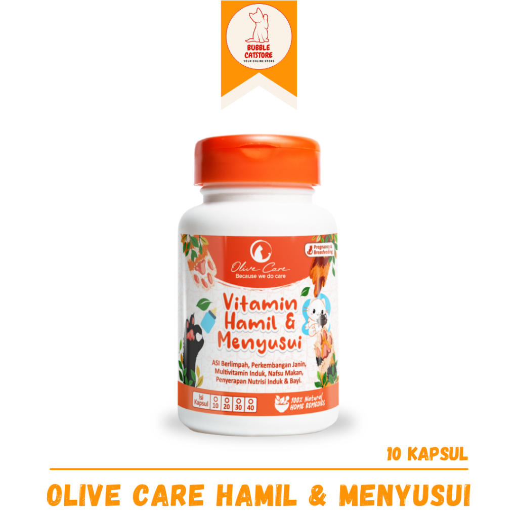 [Botol] Olive Care Vitamin Kucing Hamil dan Menyusui