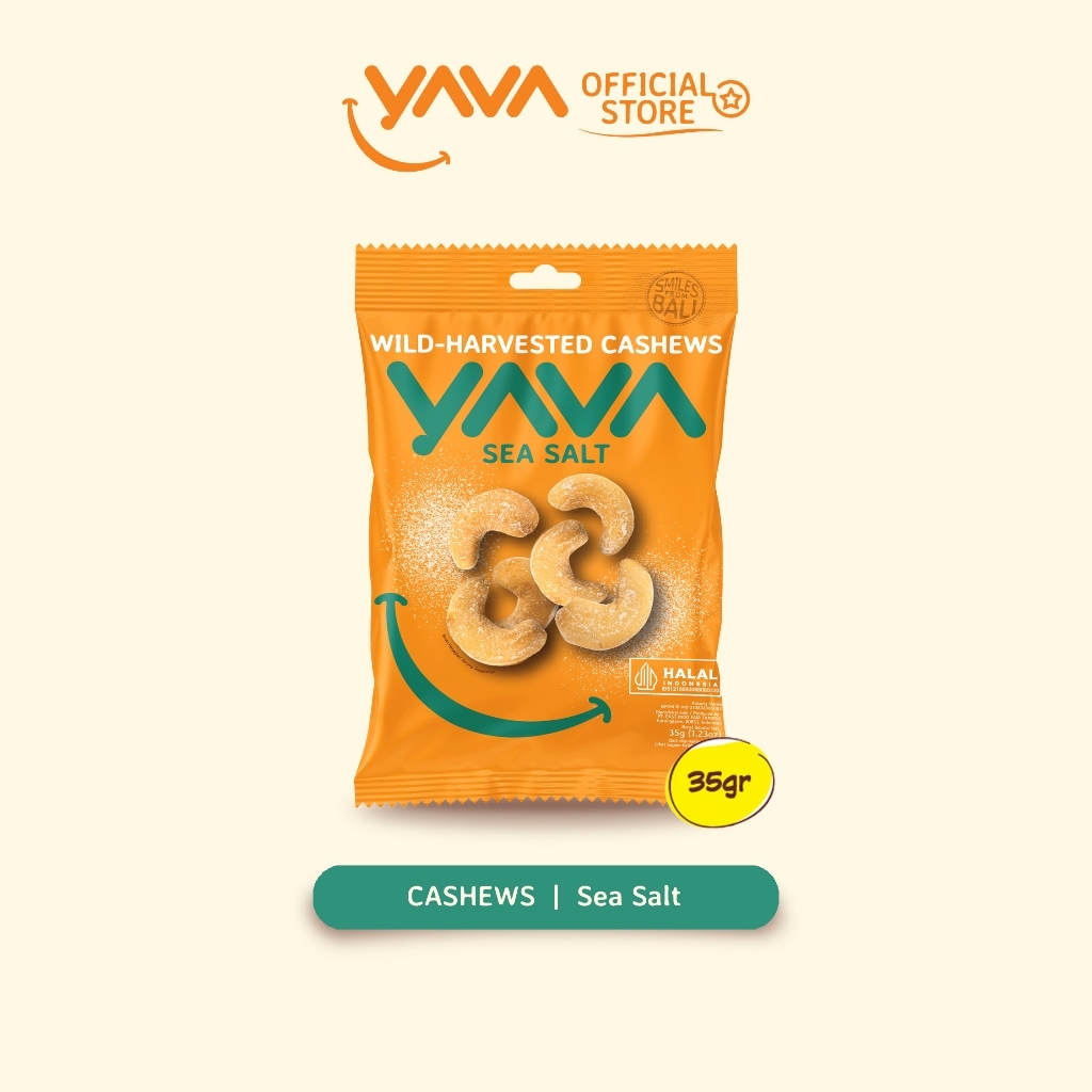 

YAVA Cashew Cacao & Seasalt 35g