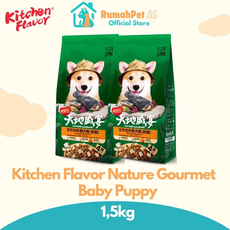 Kitchen Flavor Dog Nature Gourmet Baby Puppy 1,5kg KF Dog Nature Gourmet Baby Puppy  1,5kg