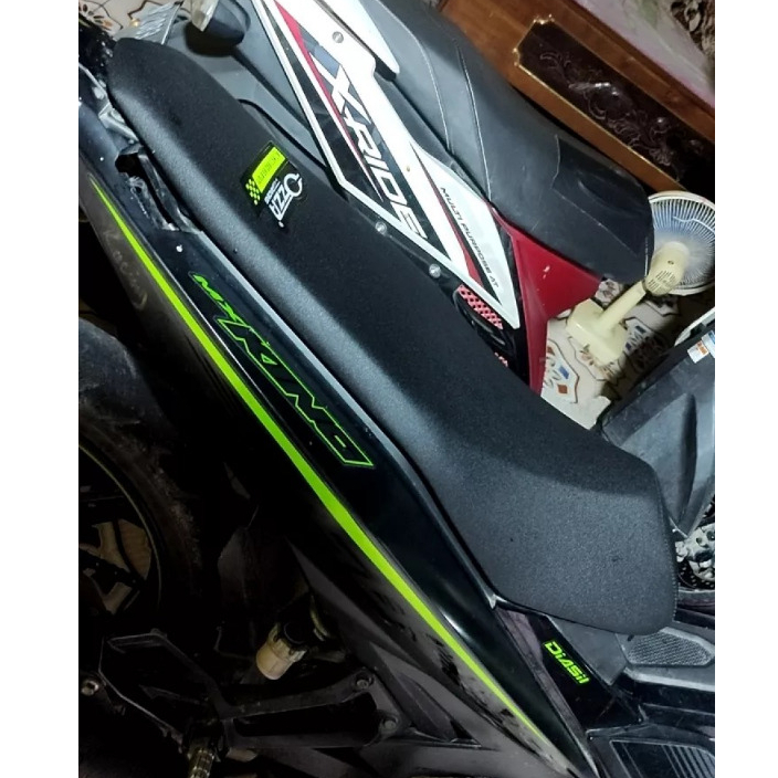 Jok jupiter mx king 150 model roadrace modifikasi kulit ozza