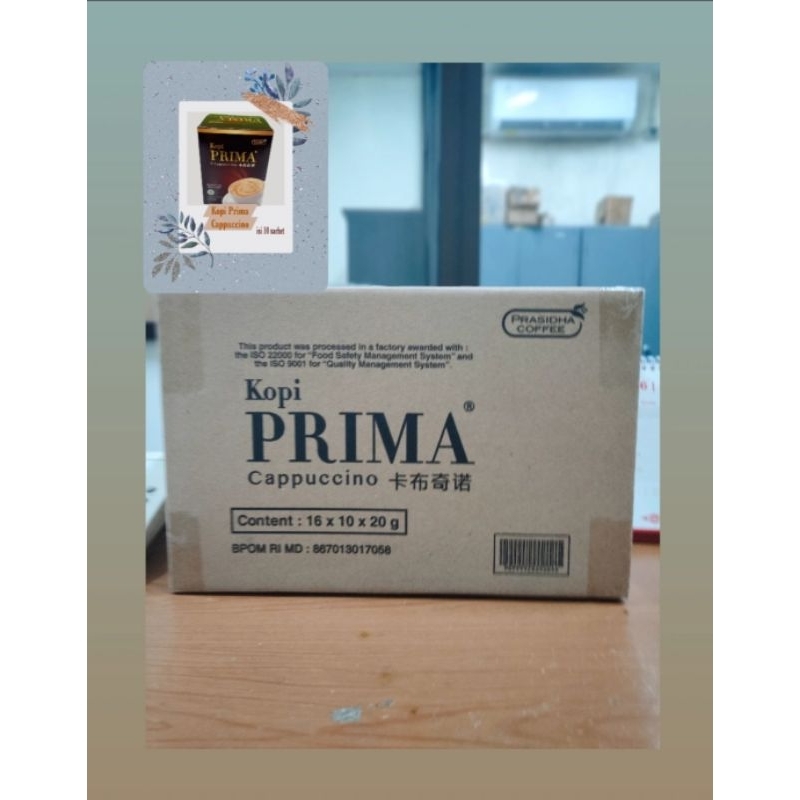 

Kopi Prima 3 in 1 Cappuccino || karton