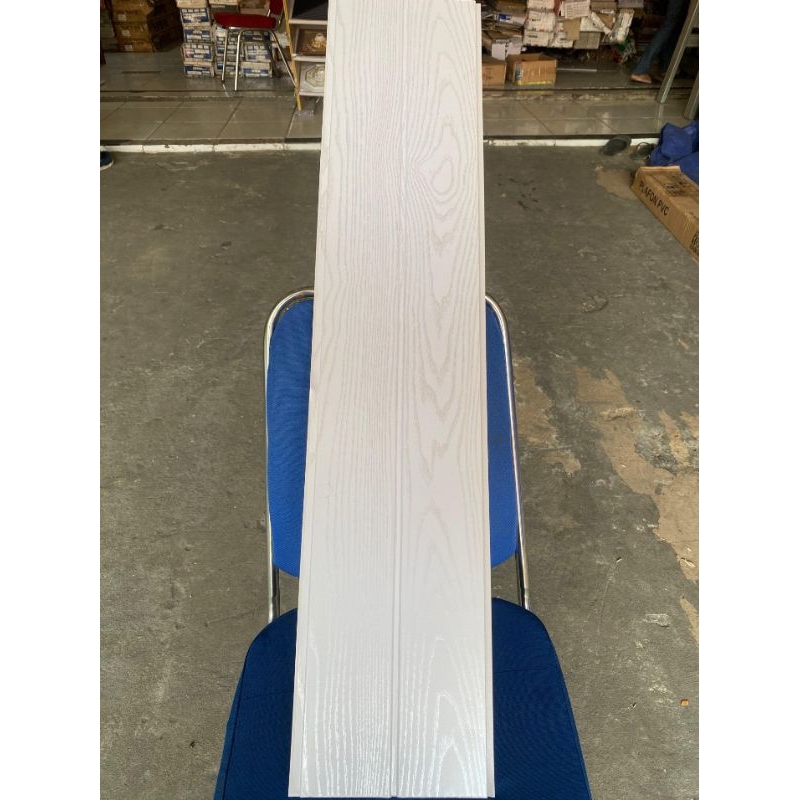 Plafon pvc serat kayu putih natt doff 1711DFN