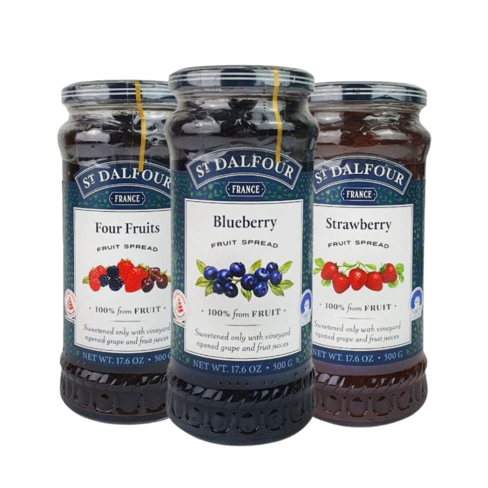 

ST Dalfour Jam 100% from Fruits, Selai 100% dari Buah, Selai Fruit Spread Pemanis Selai hanya dengan anggur matang dan jus buah dari kebun anggur