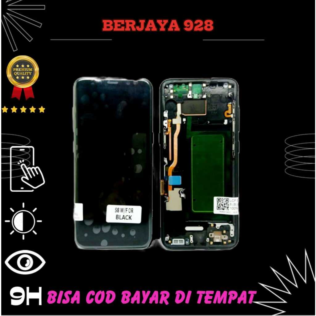 LCD TOUCHSCREEN PLUS FRAME SAMSUNG S8 FULLSET