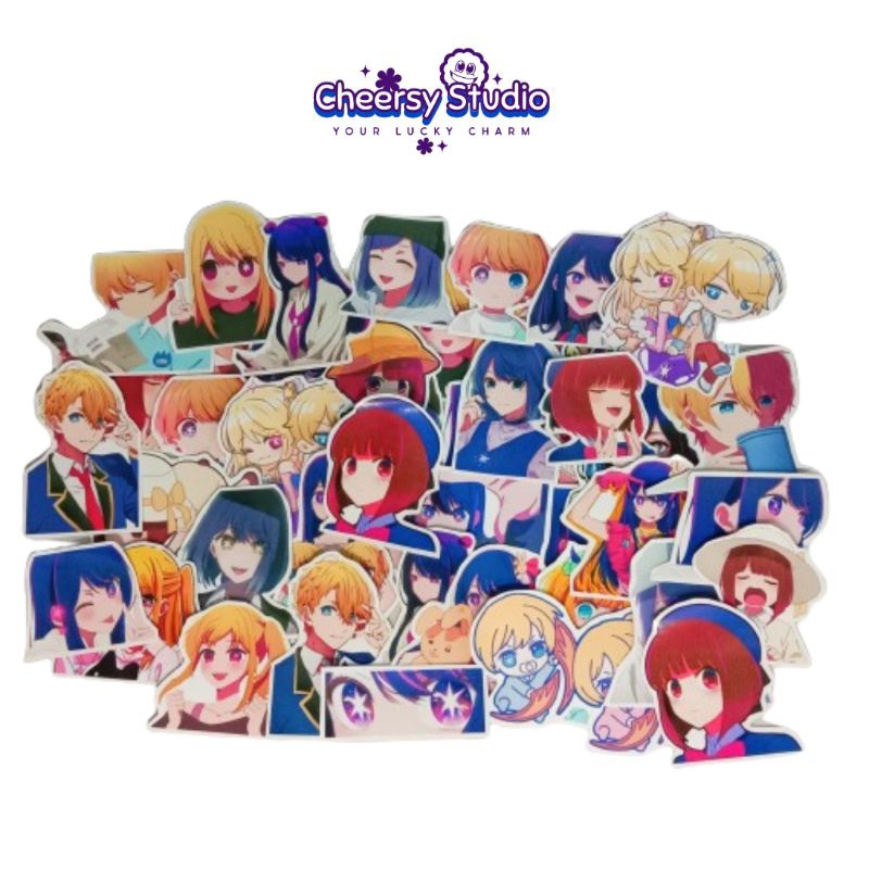 

[30 PCS] STICKER ANIME OSHI NO KO CUTTING TERMURAH