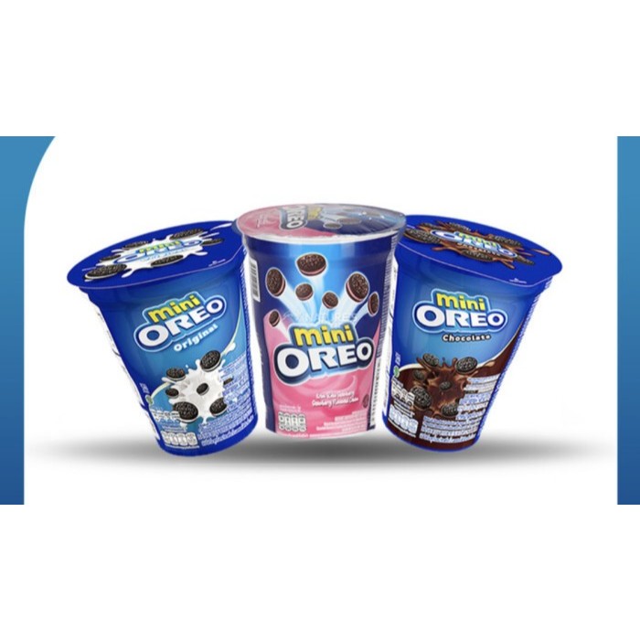 

promo mini OREO biskuit cup 61 gram