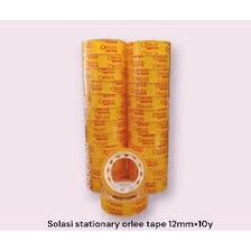 

Solasi Kecil Bening Orlee 10Yard isi 12 rol
