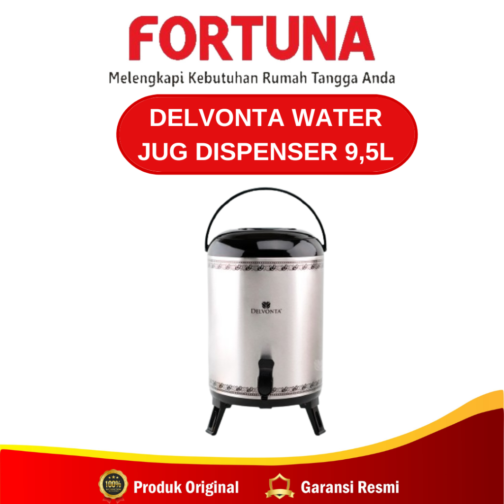 DELVONTA WATER JUG DISPENSER 9,5L