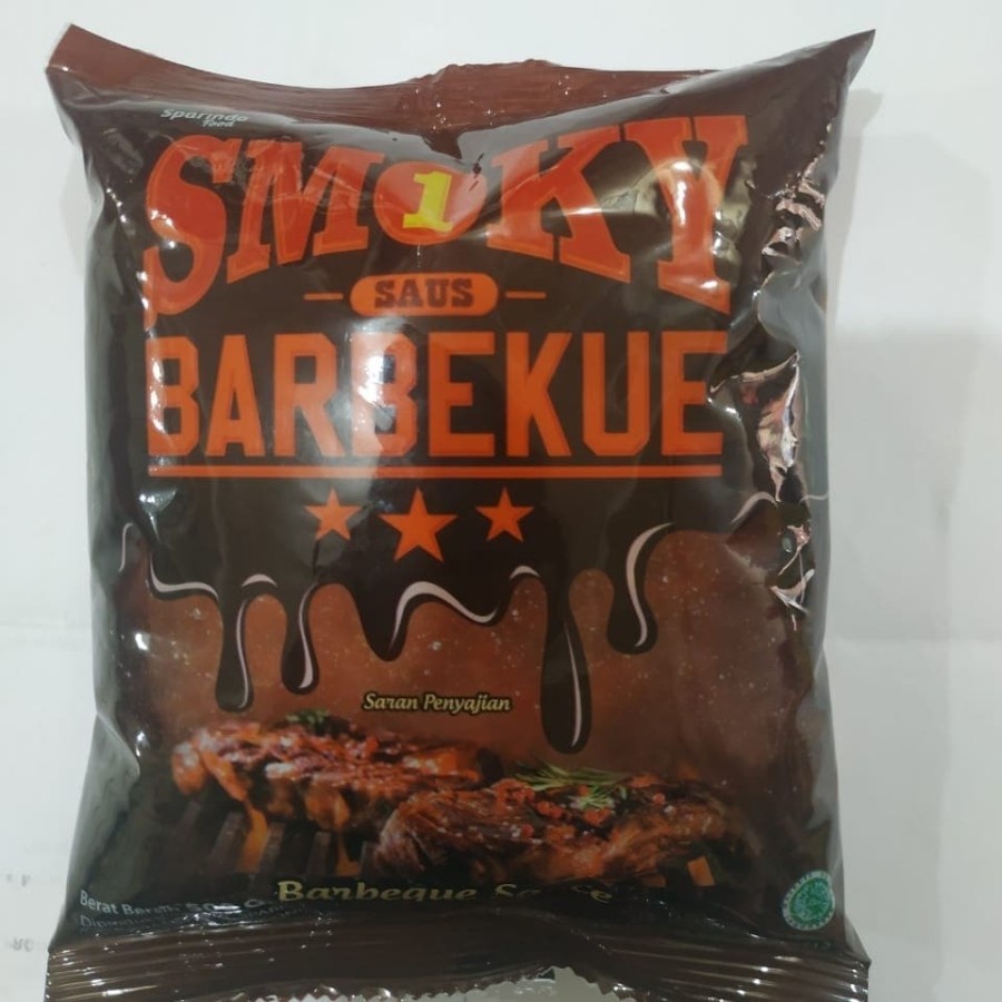 

Saus bbq barbekiu smoky 1kg / 500 gram