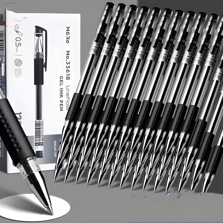 

Pena Gel 0.5mm Standard Pulpen Gel Standard Bolpoin Cair Alat Tulis Sekolah Bolpen Warna Hitam Biru Merah Murah