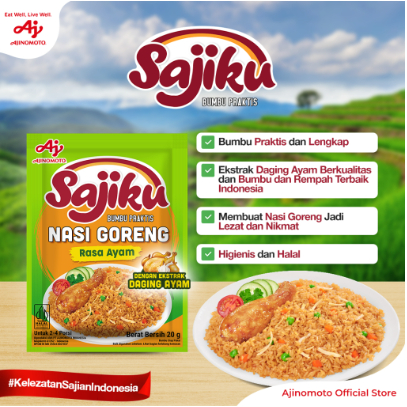 

Sajiku Bumbu Instant Nasi Goreng Ayam 20gr