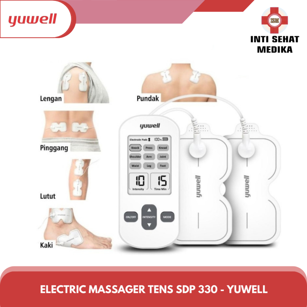 Yuwell TENS SDP 330 Alat Pijat Elektrik untuk Terapi Otot dan Sendi