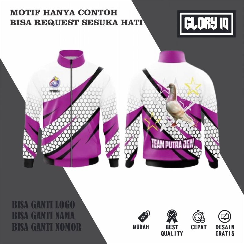 JERSEY JAKET MERPATI CUSTOM