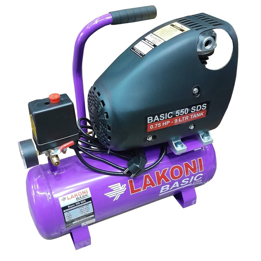 Lakoni Basic 550SDS Mesin Compressor 0.75HP Kompressor Listrik Basic 550 SDS