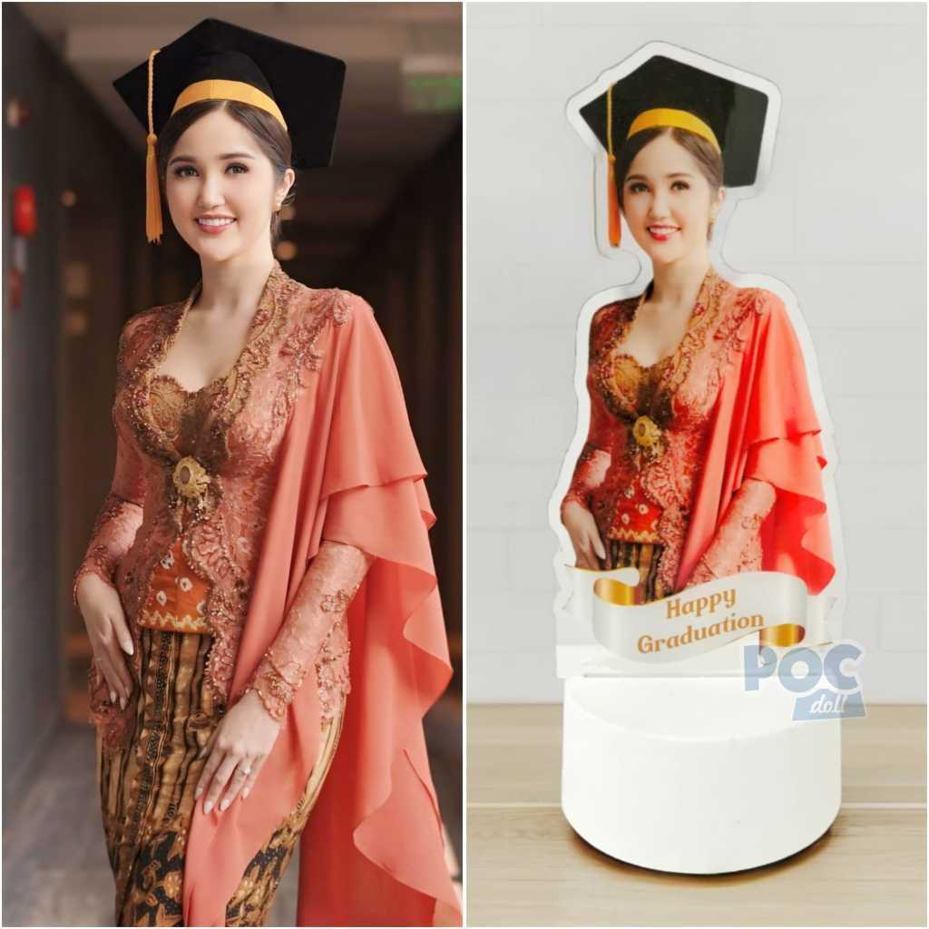 Hadiah Wisuda Custom - Acrylic Lamp
