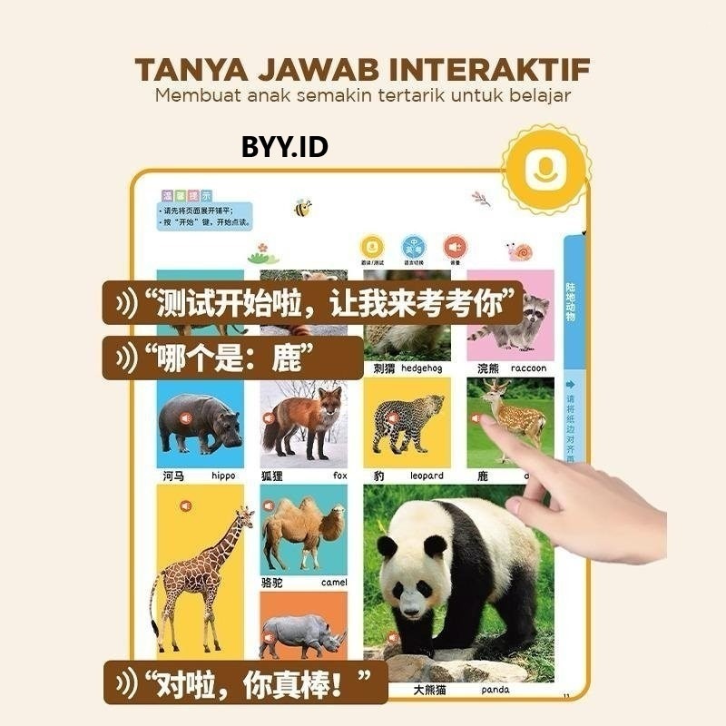 

Buku Belajar Bahasa Mandarin Audio Digital Anak2 Untuk 1-9 Tahun , Edisi 6