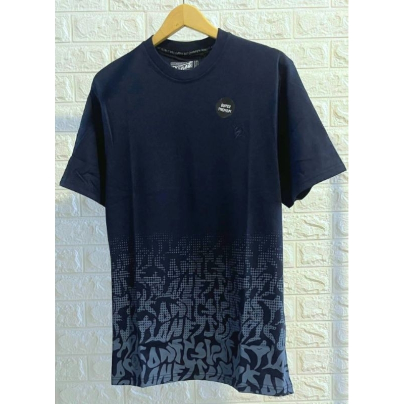 Kaos Surf Dewasa Planet Surf Bordir Motif Biru Super Premium