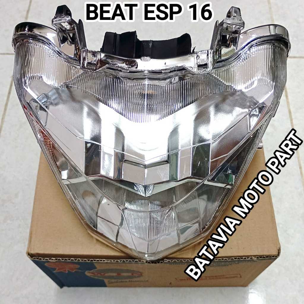 REFLEKTOR LAMPU DEPAN SET MIKA LAMPU DEPAN WIN HONDA BEAT FI ESP BEAT STREET