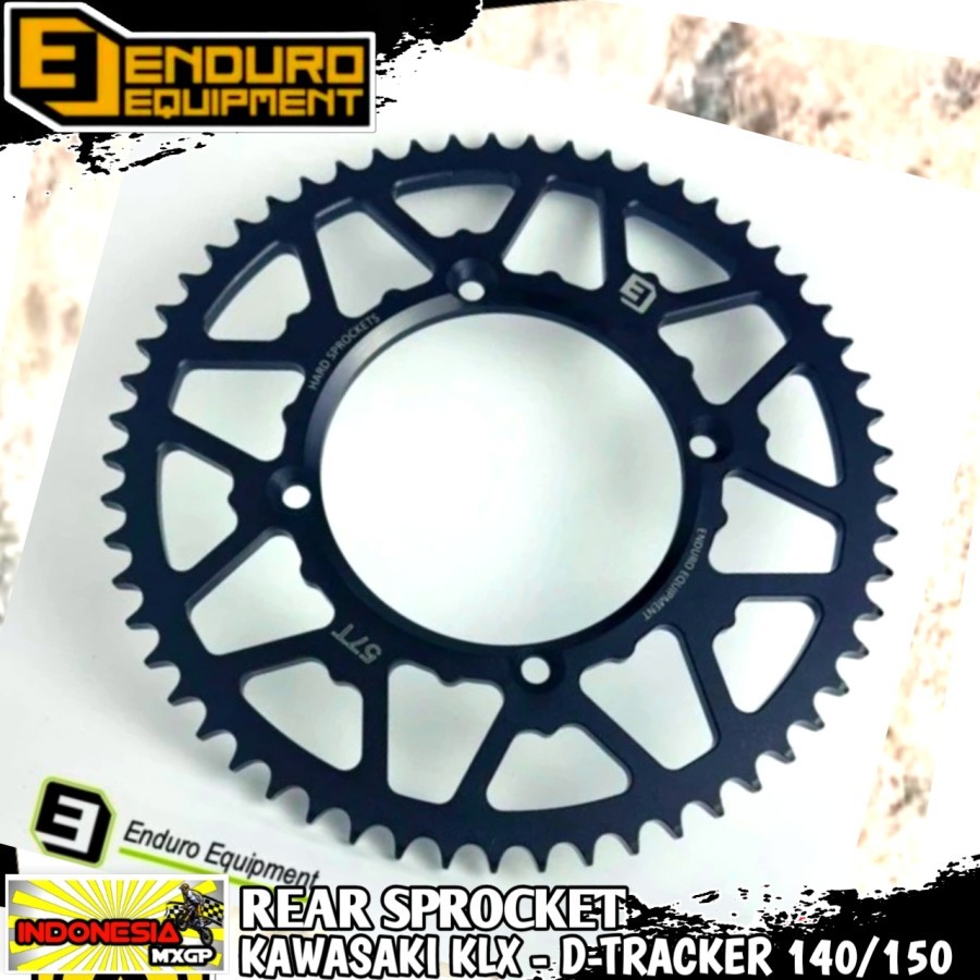 KAWASAKI KLX 140 150 - D-TRACKER 140 150 G S L BF - EE ENDURO EQUIPMENT STEEL REAR SPROCKET GEAR - G