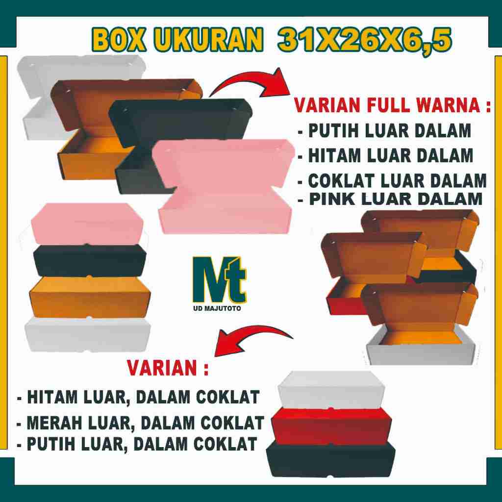 

Box 31x26x6,5 Cm / Box Lipat Samping / Box Hampers / Box Mukenah