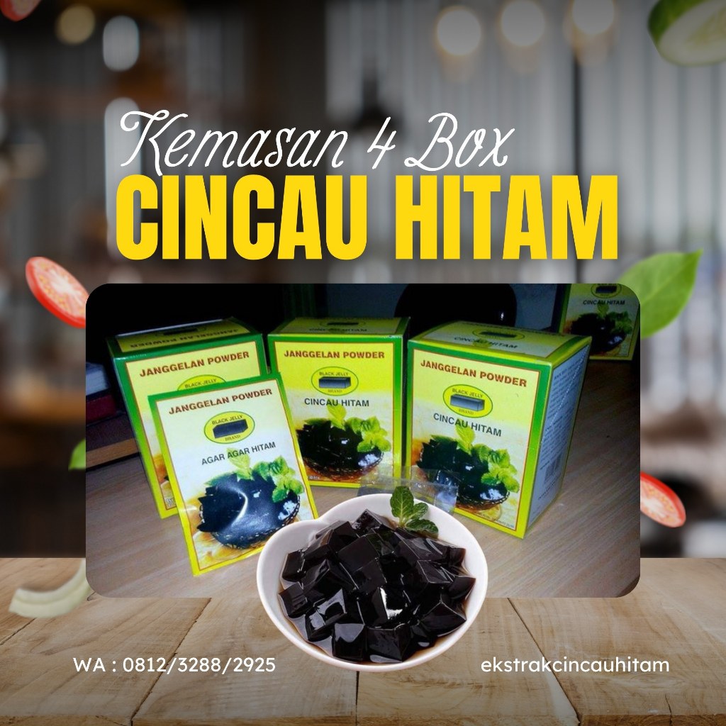 

Serbuk Cincau Hitam Bahan Berkualitas Murni Janggelan Kemasan 4 Box