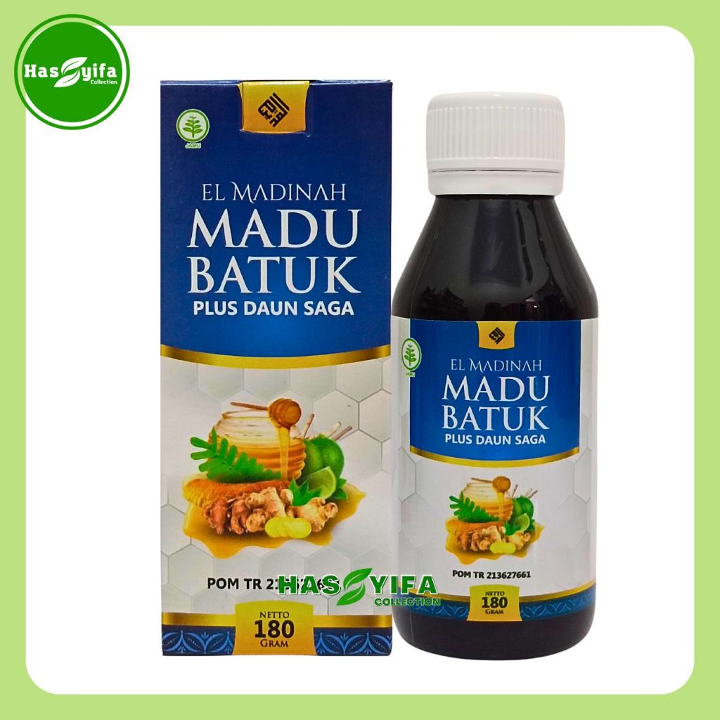 

Madu Batuk Plus Daun Saga El Madinah 180gram