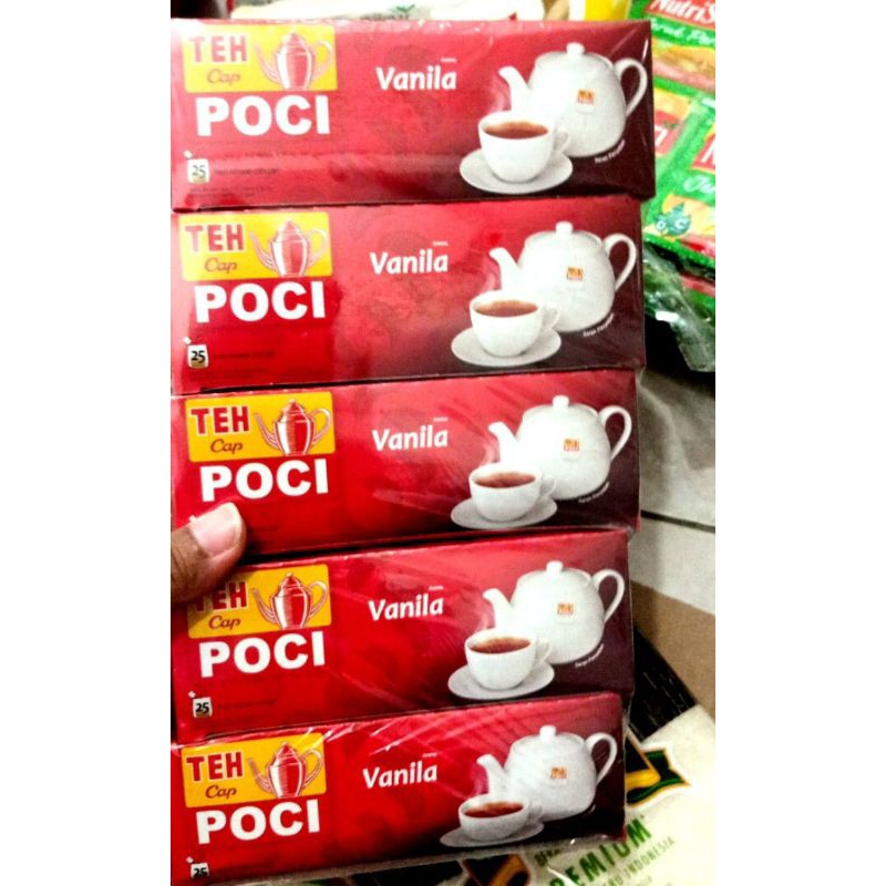 

Teh Poci Celup Vanila 25's ( 1pack isi 5box)