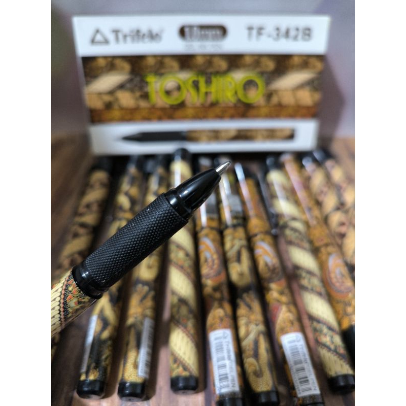 

Pulpen Toshiro 1.0mm Hitam Trifelo TF342B per pcs