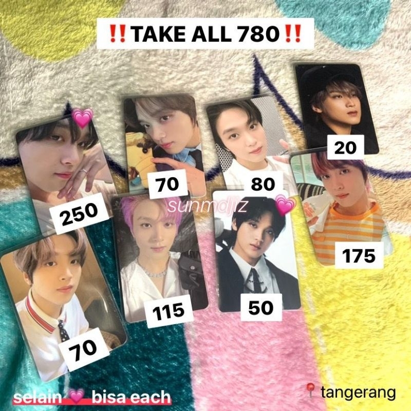 TAKE ALL PC HAECHAN CENTIL MNG NAIL GLAZE MILK BOTTLE