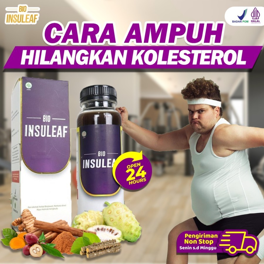 Bio Insuleaf Asli Daun Insulin Atasi Diabetes Kencing Manis Kolesterol Gula Darah Tinggi 1 Btl