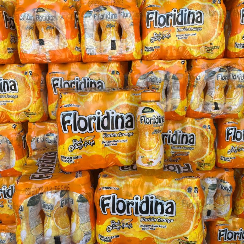 

Floridina 350 ml 1 slop isi 12 botol