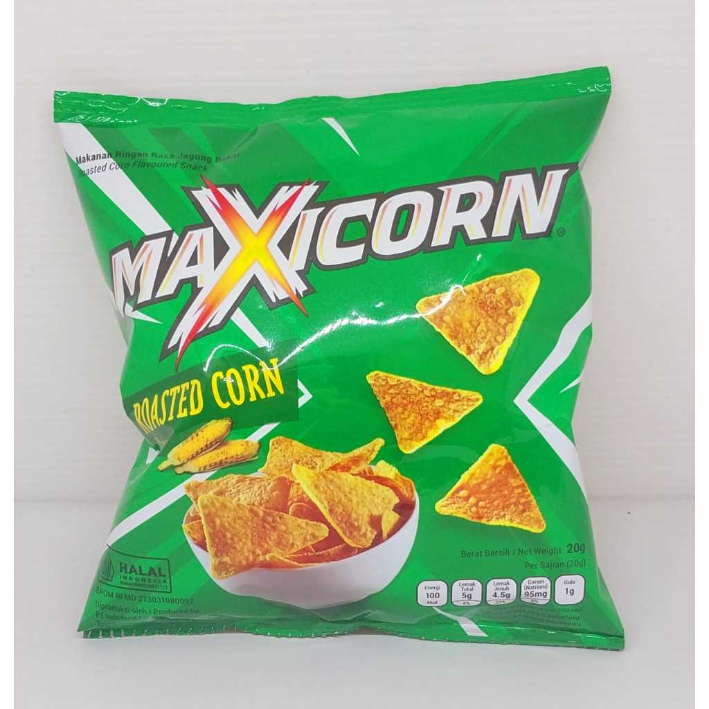 

Maxicorn Jajan Chiki 2000an Kemasan 20Gr Rasa Jagung Bakar