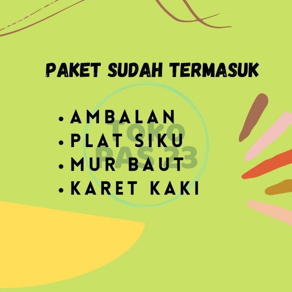 RAK SIKU LUBANG P40 L30 2 SUSUN TINGKAT / RAK BESI SERBAGUNA / RAK BESI MERIAH / RAK MINI
